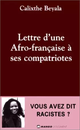 Couverture du produit · Lettre d'une Africaine française à ses compatriotes