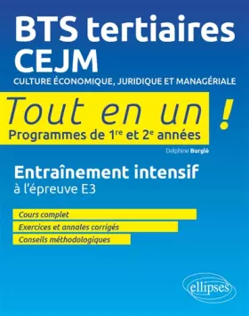 Couverture du produit · BTS tertiaires CEJM