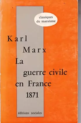 Couverture du produit · Marx karl - La guerre civile en france 1871