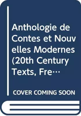 Couverture du produit · Anthologie De Contes Et Nouvelles Modernes
