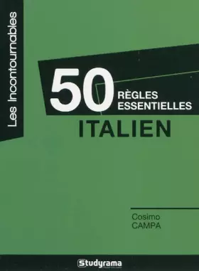 Couverture du produit · 50 règles essentielles en italien