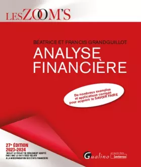 Couverture du produit · Analyse financière: De nombreux exemples et applications corrigés pour acquérir le SAVOIR FAIRE (2023-2024)