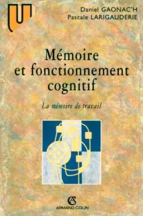 Couverture du produit · Mémoire et fonctionnement cognitif