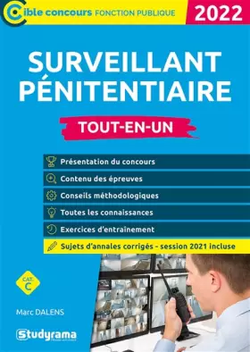 Couverture du produit · Surveillant pénitentiaire: 2022
