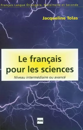 Couverture du produit · Le français pour les sciences