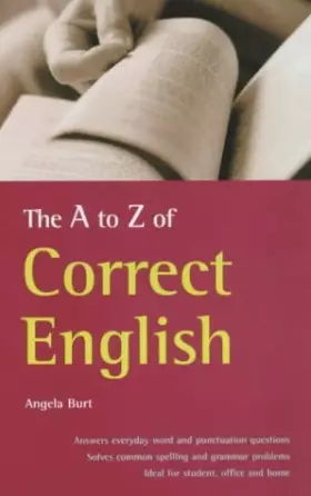 Couverture du produit · The A-Z of Correct English (How to Reference)