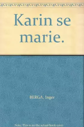 Couverture du produit · Karin se marie.