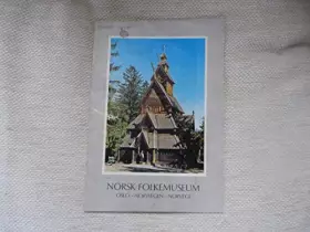 Couverture du produit · Norsk Folkemuseum Oslo, Norway (Deutsche-Francais)