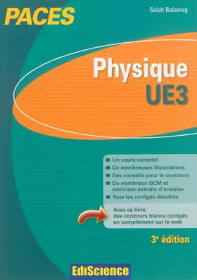 Couverture du produit · Physique-UE3 PACES - 3e éd.