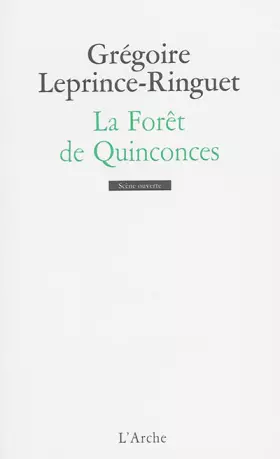 Couverture du produit · La forêt de Quinconces
