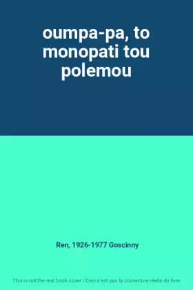 Couverture du produit · oumpa-pa, to monopati tou polemou
