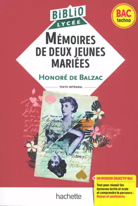 Couverture du produit · BiblioLycée - Mémoires de deux jeunes mariées, Balzac - BAC 2024: Parcours : Raison et sentiment