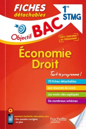 Couverture du produit · Economie droit 1re STMG