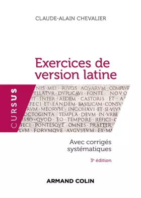 Couverture du produit · Exercices de version latine - 3e éd.: Avec corrigés systématiques