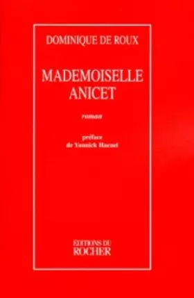Couverture du produit · Mademoiselle Anicet