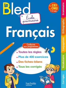 Couverture du produit · Bled école primaire Français