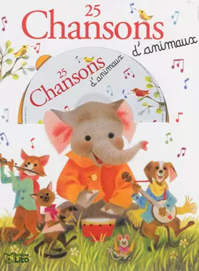 Couverture du produit · Une Souris Verte : 25 Chansons d'Animaux (avec un CD) - Dès 3 ans