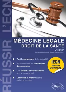 Couverture du produit · Médecine Légale Droit de la Santé