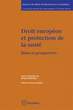 Couverture du produit · Droit européen et protection de la santé