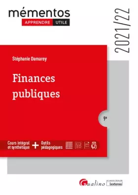 Couverture du produit · Finances publiques: Élaboration - Exécution - Contrôle