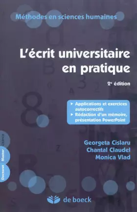 Couverture du produit · L'écrit universitaire en pratique