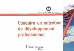 Couverture du produit · Conduire un entretien de développement professionnel