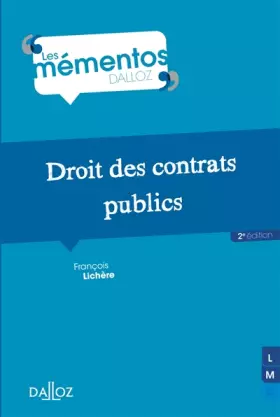 Couverture du produit · Droit des contrats publics - 2e ed.