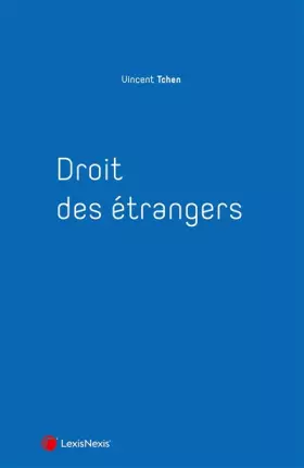 Couverture du produit · Droit des étrangers