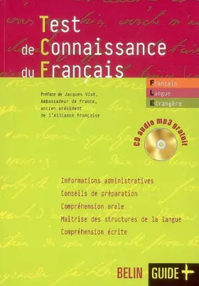 Couverture du produit · Test de connaissance du français (1CD audio MP3)