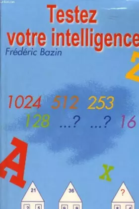 Couverture du produit · Tester votre intelligence