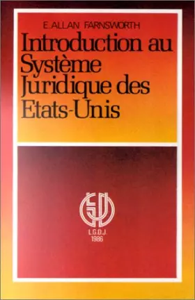 Couverture du produit · Introduction au système juridique des États-Unis