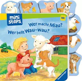 Couverture du produit · ministeps: Wer macht Miau? Wer bellt Wau-wau?: Ab 18 Monaten