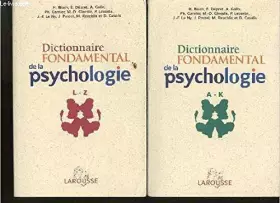 Couverture du produit · Dictionnaire de psychologie - tome 1