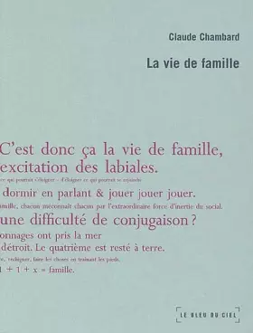 Couverture du produit · La vie de famille