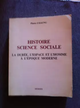 Couverture du produit · Histoire - Science sociale - La durée, l'espace et l'homme à l'époque moderne