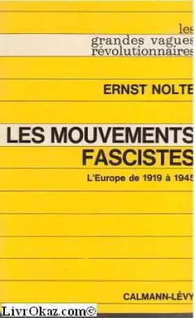 Couverture du produit · Les mouvements fascistes L'Europe de 1919 à 1945