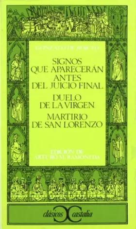 Couverture du produit · Signos que aparecerán antes del Juicio Final .: 96 (CLASICOS CASTALIA. C/C.)
