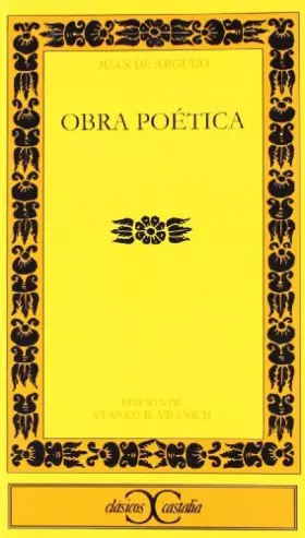 Couverture du produit · Obra poética . (CLASICOS CASTALIA. C/C.)