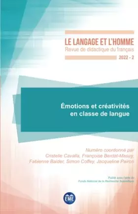 Couverture du produit · Émotions et créativités en classe de langue
