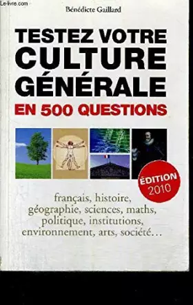 Couverture du produit · Testez votre culture générale en 500 questions