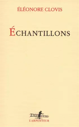 Couverture du produit · Échantillons