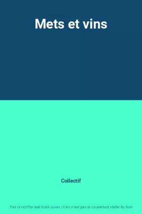 Couverture du produit · Mets et vins