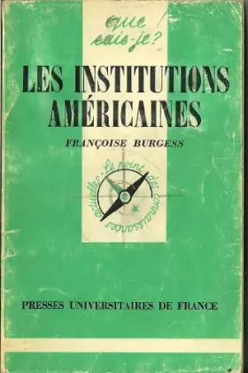 Couverture du produit · Institutions Américaines (les)