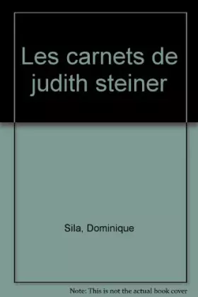Couverture du produit · Les carnets de judith steiner