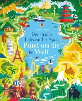Couverture du produit · Der große Labyrinthe-Spaß: Rund um die Welt
