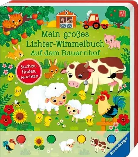Couverture du produit · Mein großes Lichter-Wimmelbuch: Auf dem Bauernhof – Wimmelbuch ab 2 Jahre, mit über 50 Lichtern
