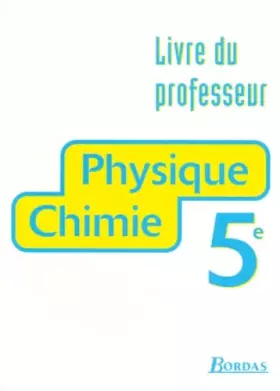 Couverture du produit · Physique, chimie : 5e. Livret du professeur