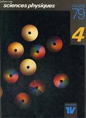 Couverture du produit · Sciences physiques