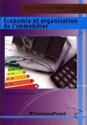 Couverture du produit · Economie et organisation de l'immobilier BTS Professions immobilières / Licence