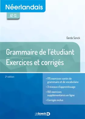 Couverture du produit · Néerlandais - Grammaire de l'étudiant: exercices et corrigés